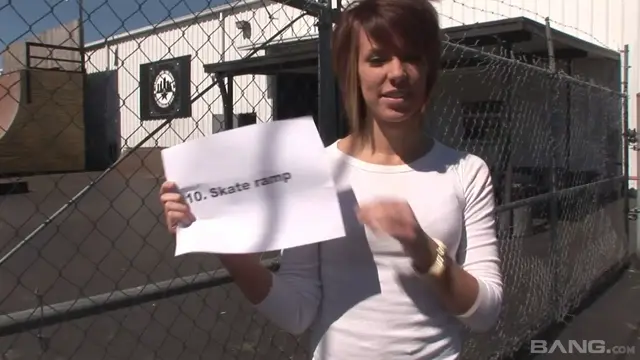 Poster: 18-Year-Old Brunette Flashes Her Tits In Broad Daylight On A Busy Street