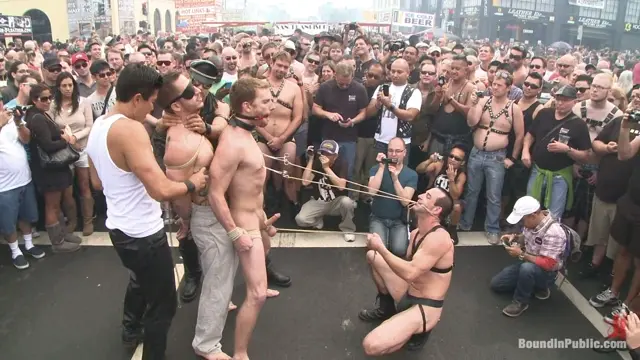 Poster: Naked and humiliated in front of thousands of people
