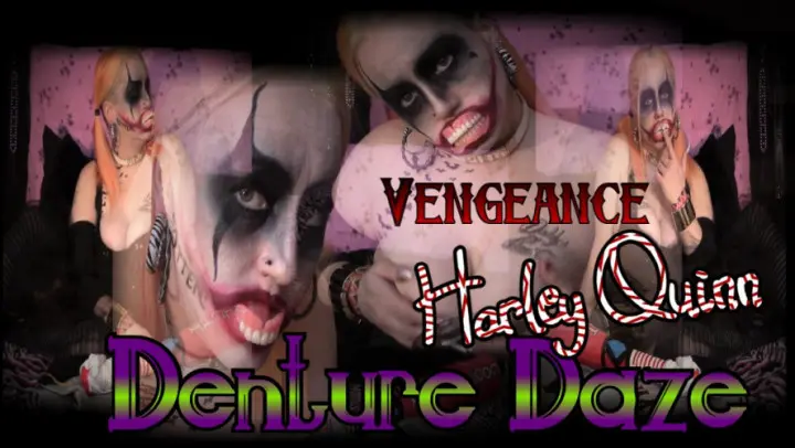 Poster: Vengeance Harley Quinn Denture Daze