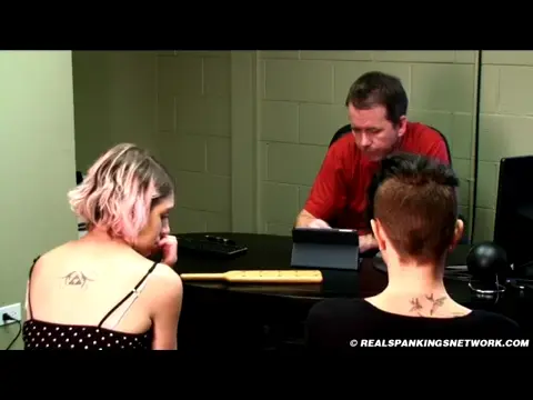 Poster: Two Girls Paddled by the Principal (Part 1)