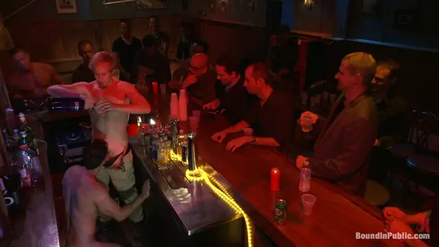 Poster: Hot Latin stripper is humiliated and used as a sex object in front of a horny crowd.