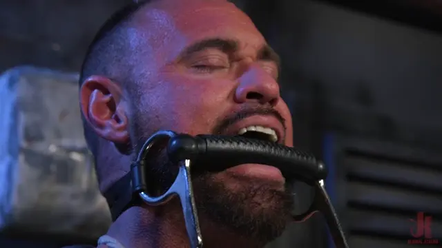 Poster: Indecent Exposure Muscle Stud Michael Roman Gets His Hard Cock Milked