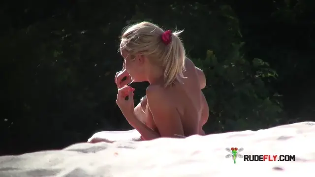 Poster: Great day on a naturist strand in Estepona, Spain. 5