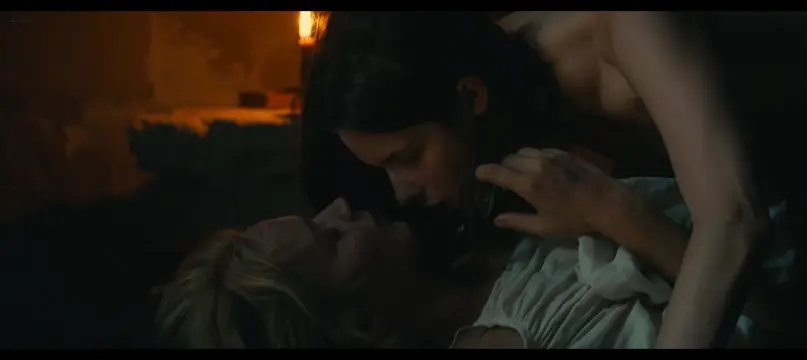 Poster: Virginie Efira nude full frontal Daphne Patakia bush lesbian sex