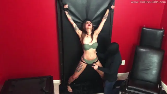 Poster: Scarlett on the Tickling Wall