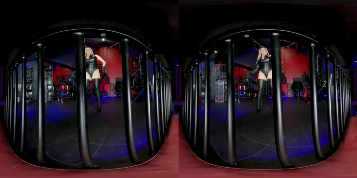 Poster: The English Mansion Mistress Sidonia: Doormat Bootboy – VR (Release date: Mar. 15, 2021) – leather thigh boots Dirty Talk and Masturbation Instructions