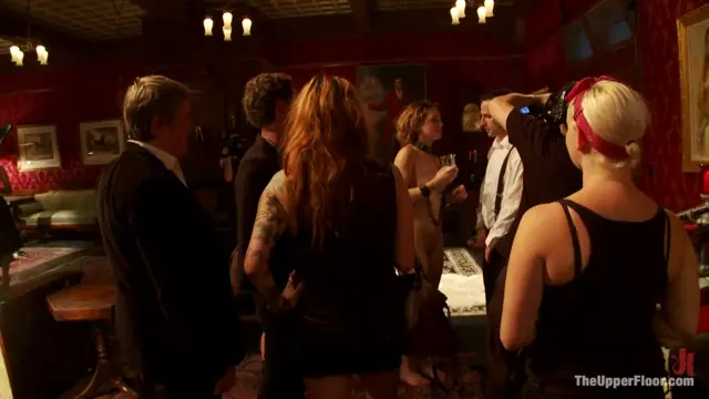 Poster: Matresse Madeline is welcomed to the upper floor