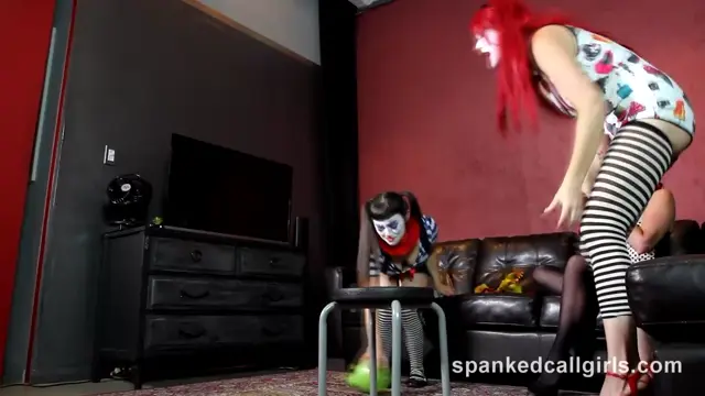 Poster: SpankedCallGirls – Madam Snow Spanks the Clowns