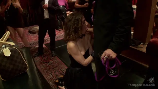 Poster: Anal House Slave Teaches Anikka Albrite to Service Cock