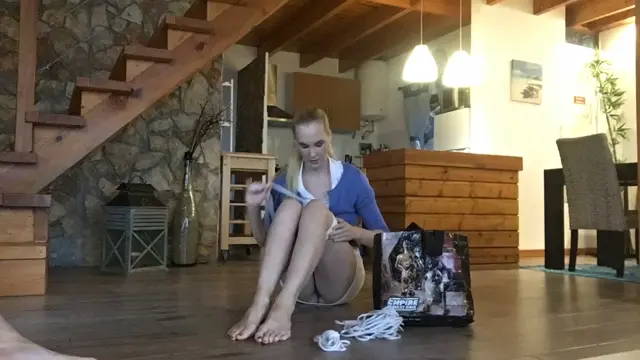 Poster: Restrained Elegance: Timelapse: Ariel Hogtied