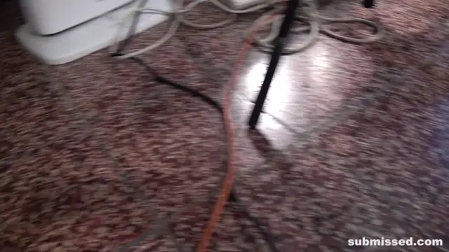 Poster: Mia Chair-tied, Cleavegagged And Tit-grabbed