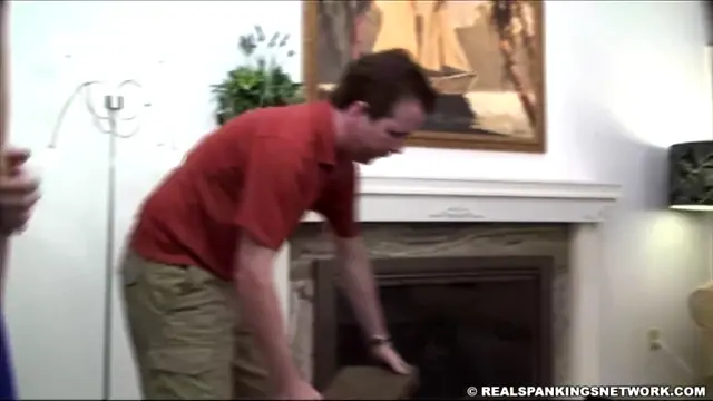 Poster: Severe Hairbrush Spanking from Dad