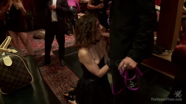 Poster: Anal House Slave Teaches Anikka Albrite to Service Cock