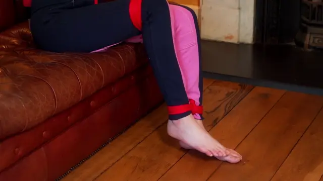 Poster: Restrained Elegance: Equestrian Kourtney experiments Together with bondage