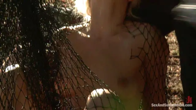 Poster: Captured in the Woods A Featured Presentation Two Beautiful Blondes Brutally Fucked in the Wild