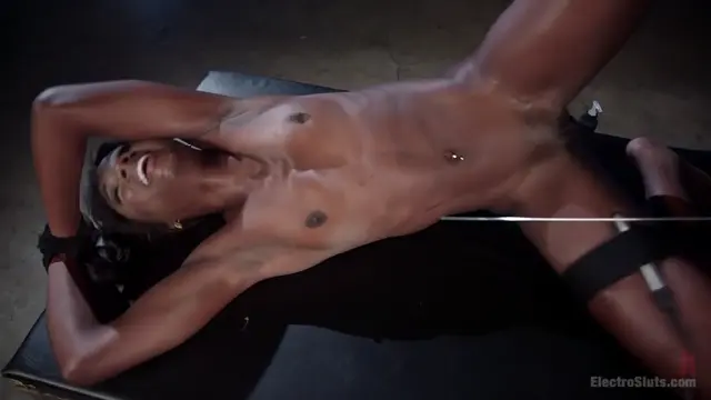 Poster: Ana Foxxx Giggles When Shocked and Comes Hard on Electricity!