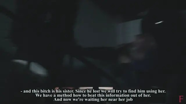 Poster: The Dept. Your missing step-brother owes us lots of money, bitch. Fetish movie