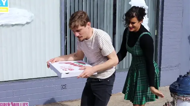 Poster: Public Stripping And Wedgies For Helpless Pizza Boy