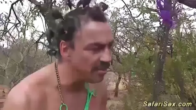 Poster: African babes first bdsm lesson