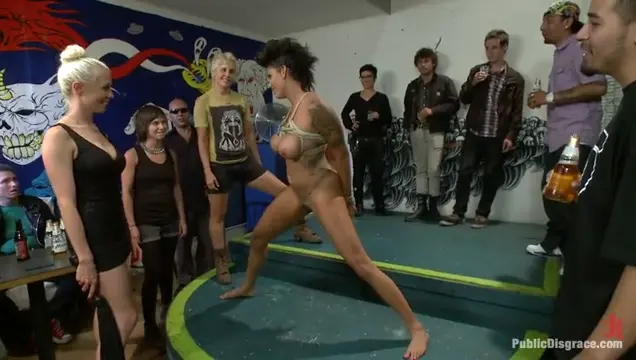 Poster: Big Titted Reality TV Star Ass Fucked in Public!, Scene 1