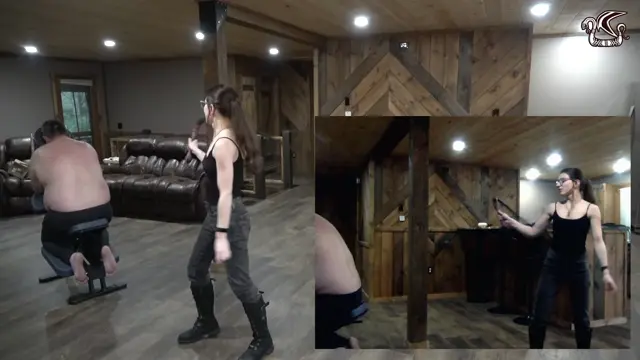 Poster: Mistress Mercer: Warmup For A Bullwhip – Whip Femdom