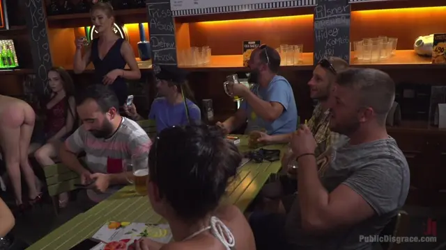 Poster: 19 Year Old Rebecca Volpetti Humiliated with Public Sex and Punishment