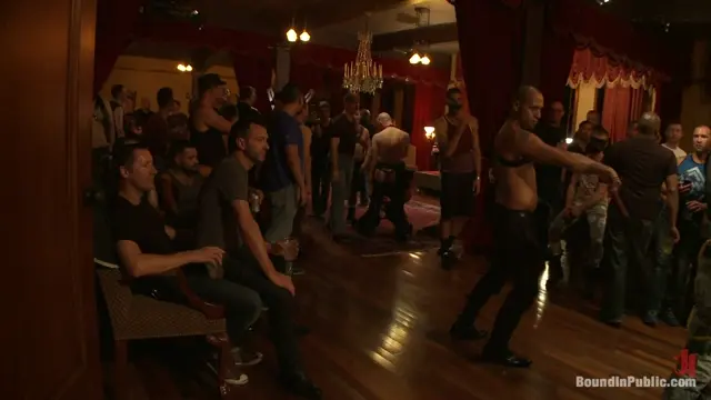 Poster: Live Shoot Dirk Caber and 200 horny men at Folsom weekend party.