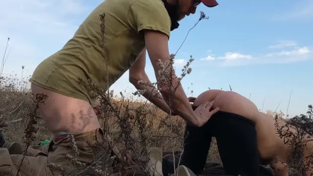 Poster: Cute outside blowjob and sex turns rough when pixie gets a spanking