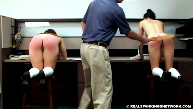 Poster: Maya and Rae Punished by The Dean Spanking & Whipping