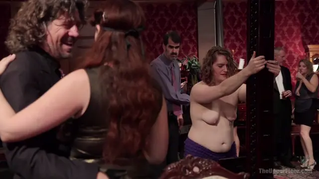 Poster: Bombshell Blond Anal Queen Trains New Slave Girl